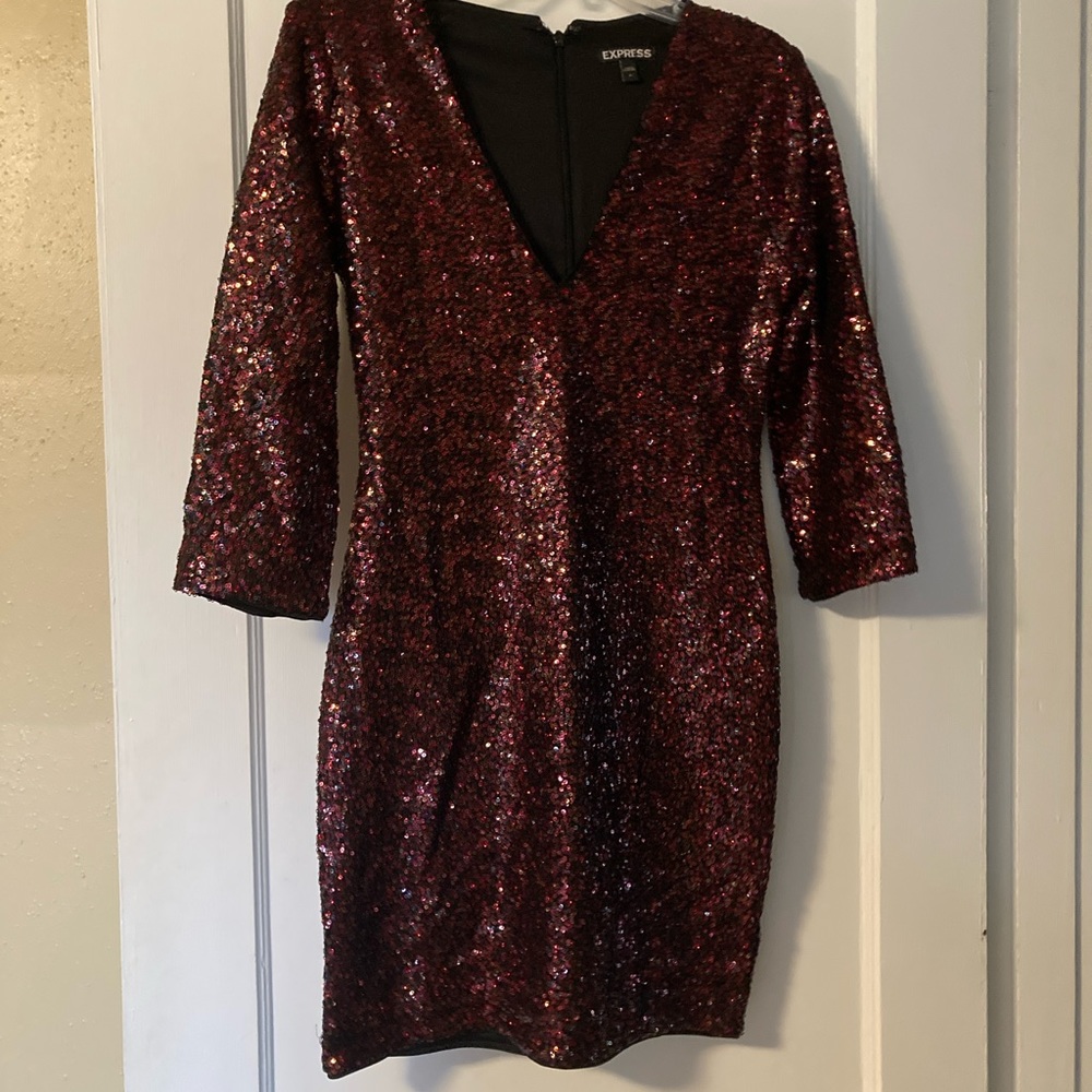 Express Sequin Bodycon Party Dress